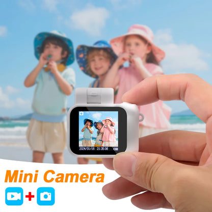 Mini Camera with Screen HD 1080P with Flash Lamp and Battery Dock Portable Retro Ultra Compact Mini Camera Video Recorder Y4000