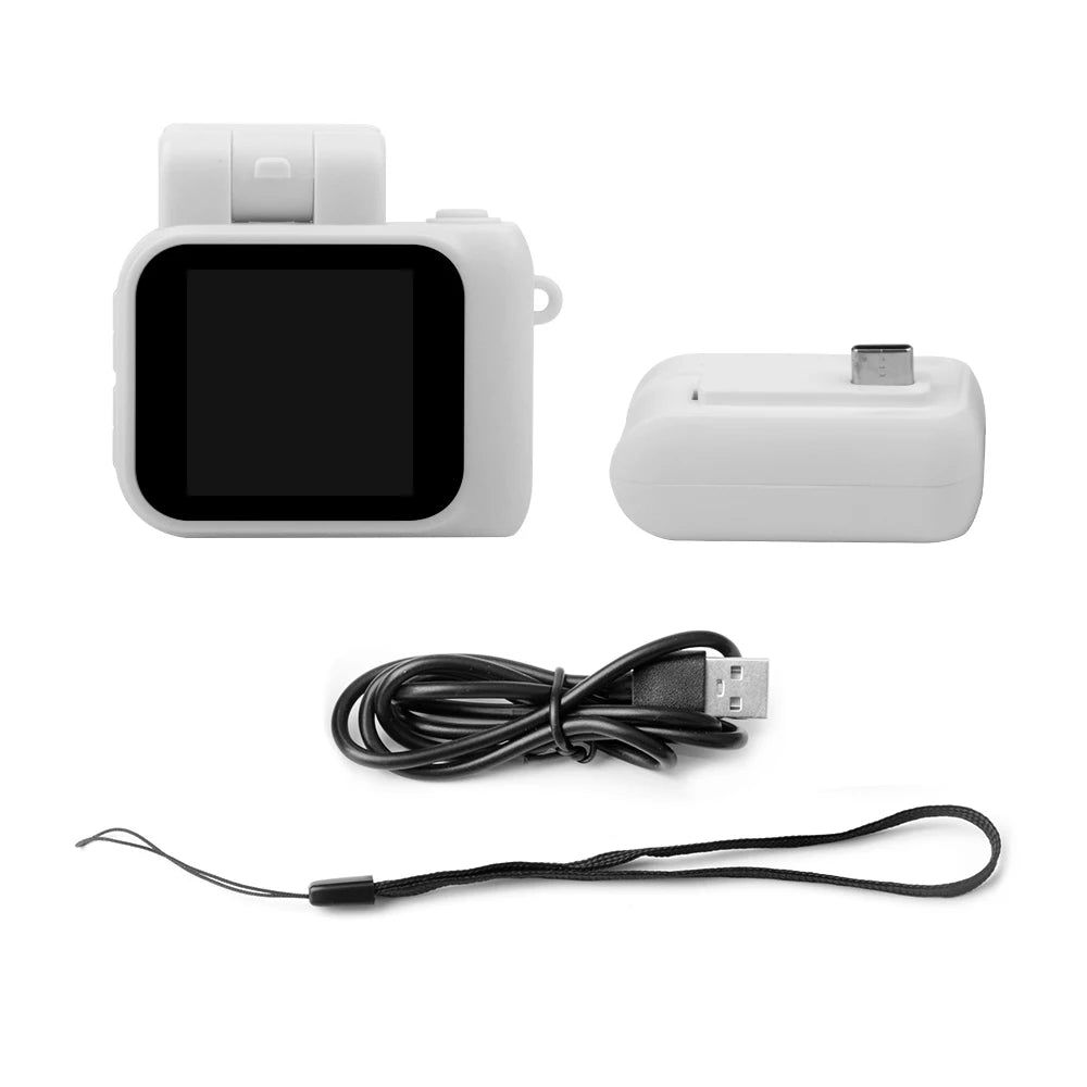 Mini Camera with Screen HD 1080P with Flash Lamp and Battery Dock Portable Retro Ultra Compact Mini Camera Video Recorder Y4000